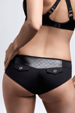 Marlies Dekkers Femme Fatale Black Brazilian Shorts - 12 cm