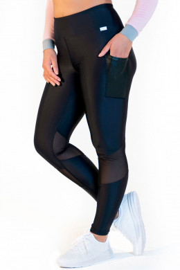 Calao Fitness Leggings high waist - mesh black
