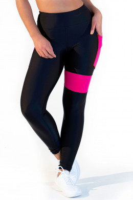 Calao Fitness Neon Leggings high waist - neon pink