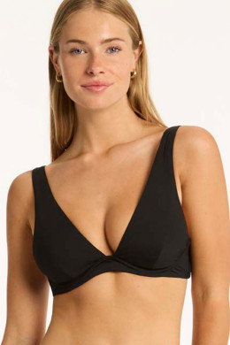 Sea Level Eco Essentials Triangel Bikini-Top mit Bügel