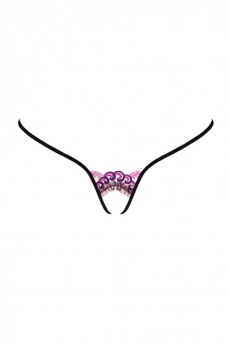 Abbildung zu The Bridge Sexy String Ouvert Purple (LC246TBP) der Marke Lucky Cheeks aus der Serie Luxury String Edition