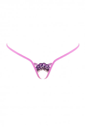 Abbildung zu The Bridge Sexy String Ouvert Pink (LC245TBPI) der Marke Lucky Cheeks aus der Serie Luxury String Edition