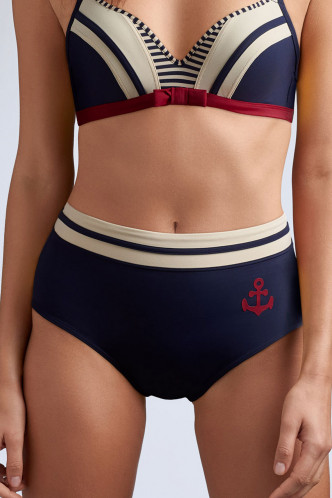Abbildung zu high waist Bikini-Slip (35183) der Marke Marlies Dekkers aus der Serie Starboard