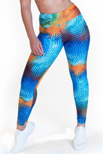 Abbildung zu Leggings high waist - blizz (FN1271) der Marke Calao aus der Serie Fitness Fashion